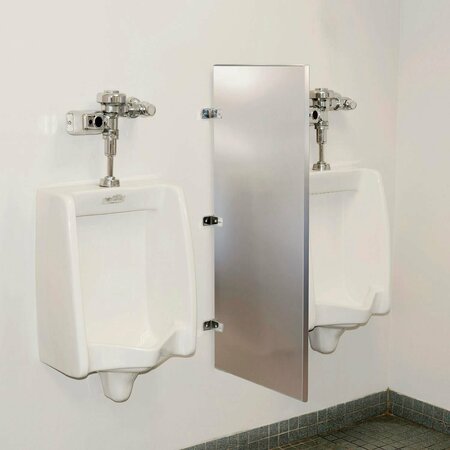 GLOBAL INDUSTRIAL Bathroom Stainless Steel Urinal Screen 18 x 42 261997